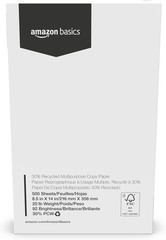 30% Recycled Multipurpose Copy & Print Paper, 8.5 X 14 In, 20 Lb Weight, 92 Brig