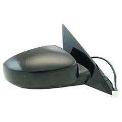 Right Passenger Side Power Heated Mirror Maxima 04-08 Paint-to-Match Black Clear