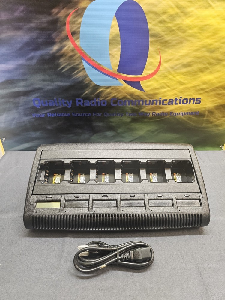 Motorola Impres WPLN4218B 6 Bank Battery Charger for XPR6550 XPR7550 Radios