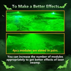 532nm Green Line Module for Scary House Laser Swamp Laser Pond Garden Decoration