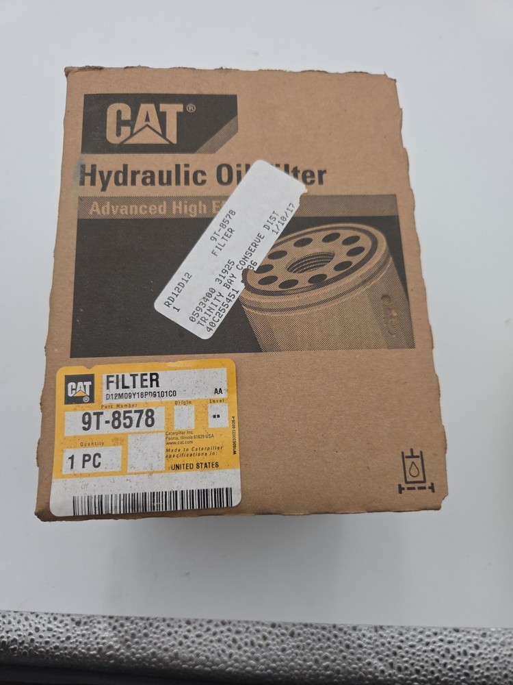 Caterpillar cat 9t 8578 Hydraulic Oil Filter New