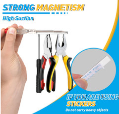 14 Pack Neodymium Bar Magnets 60x10x3mm Strong Rare Earth Magnets Heavy Duty