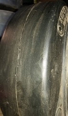 16x5x10-1/2 tires Super Solid forklift press-on smooth tire USA Made 16510