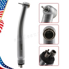 Dental High Speed Handpiece Single Water Spray Push Button 4 Hole Air Turbine