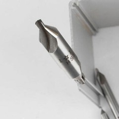 2PC 60° Center Drill 1mm 1.5mm 2mm 2.5mm 3mm 3.5mm 4mm 5mm 6mm lathe tool
