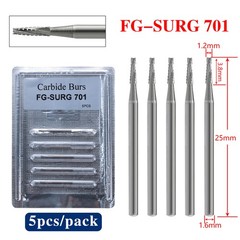 Dental Surgical Burs 25mm Carbide Bur Friction Grip FG Tapered Fissure Bur sa