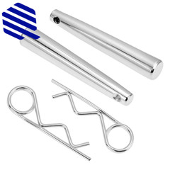 Conical Coupler Pins wi R-Clip for Stage Lights Truss 30 Sets Carbon Steel Hitch