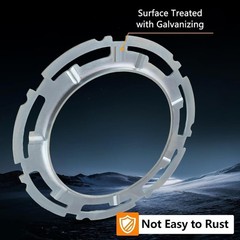 Fuel Tank Lock Ring Rust Resistant Locking Fuel Pump Senders Locking Ring