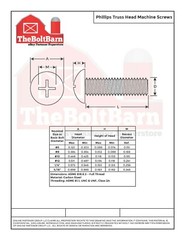 #10-32 Phillips Truss Head Machine Screws Bolts Zinc Fine (Pick Length & Qty)