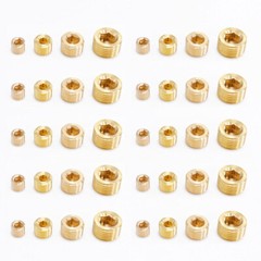 10/20PC Brass 1/8″ 1/4″ 3/8″ 1/2″ NPT Brass Internal Hex Thread Socket Pipe Plug