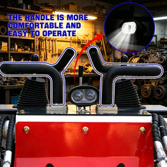 13.5HP Mini Track Skid Steer Loader, 2-Cylinder Gas Engine, USA Free Shipping