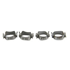 85 Sets Orthodontic Molar Bands Conv Buccal Tube Lingual Sheath Roth 022 GAC