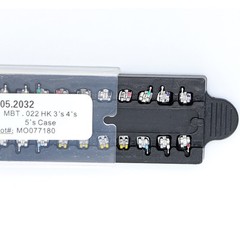 1-100Box Dental Orthodontic OC Bracket Braces Mini MBT 022 3-4-5 Hooks 20PCS/Kit