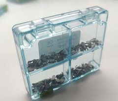 20Set Dental Orthodontic Bondable Buccal Tube 2nd MBT 022 U1/L1 Molar Tubes Mesh