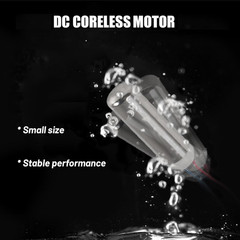 6 Pcs DC Coreless Vibration Motors 7x25mm Micro Vibrating Motors 1-6V 8000-20000
