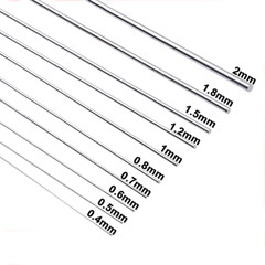 304 Stainless Steel Spring Steel Wire Dia 0.4mm-2mm High Tensile DIY Accessorie