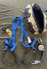 Protecta FIRST Body Safety Harness Rebel Self Retracting Lifeline Anchor SET #1