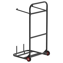 Folding Chair Rack Cart for 10 Chairs of 100 LBS Push-Style Chair Dolly