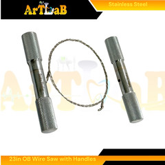 Set of 3pcs Cattle Dehorning Twisted Wire OB Tool Cutting Hand-Saw Wire 23in