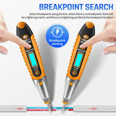 MultiDigital Electric Tester Volt Detector Test Pen AC DC Non-Contact 12-1000V