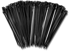 2000 PACK! Self-Locking Zip Cable Ties, 4″ in 18lbs, Fencing Fence Garden Wraps