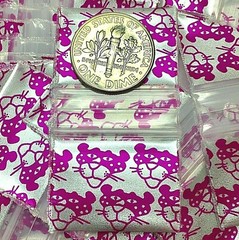 BaggiesSince1987 – 1034 Design Zip Bags Metallic Print Choose DSN, READ DETAILS