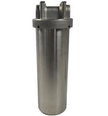 Heavy-duty Filter Housing for 10″ L Cartridges 1″ NPT w/ Bracket 304 SS