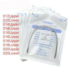 10pcs Dental Orthodontic Super Elastic Niti Round Arch Wires Natural Form AZDENT