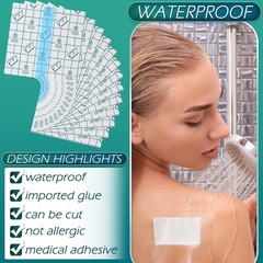 BBTO 50 Pieces Transparent Clear 4×4 Inch (Pack of 50), As Picture Shown