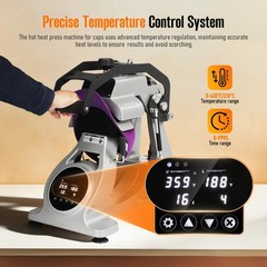 Digital Cap Hat Heat Press Transfer Sublimation Machine Automatic Double Heater