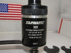 Tapmatic 30X Reversible Tapping Attachment, 1/2″ Shank, 2 collets, Wrenches