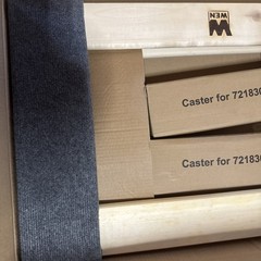 NEW WEN 721830 Furniture Moving Dolly 2 Pack 1320lb Capacity Hardwood