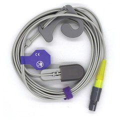 Adult Veterinary Ear Clip SPO2/PR Probe Fit For CONTEC Pulse Oximeter CMS60D,US