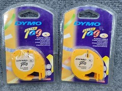 Dymo Letra Tag 2000 Handheld Label Maker Bright Green 2 Refills