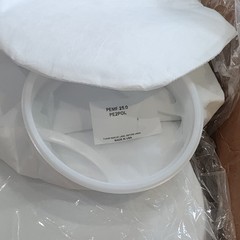 (50) Pemf 25.0 pe2pol 25 micron Bag Filter Size 2 Polyester Microfiber F-Flange