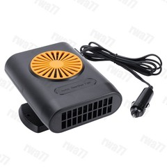 1x New 200W 12V Car Heater Cooling Fan For Windshield Defrosting – Orange/Black
