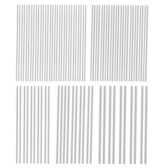 BBYPP 80PCS Stainless Steel Rods 40cm, 5 1mm 1.5mm 2mm 2.5mm 3mm(80pcs)