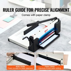 Paper Cutter 12″ A4 Guillotine Paper Trimmer 400 Sheet Capacity Metal Base