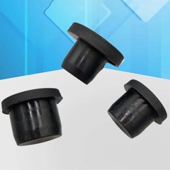 Solid Silicone Rubber Black T-shaped Sealing Hole Plugs 3mm-15mm Dust Plug