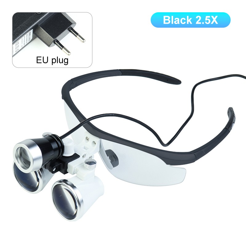 2.5X 3.5X Dental Binocular Magnifier Optical Loupes 320-420mm Magnifying Glass