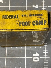 19mm Bore ( FEDERAL-MOGUL # F001 COMP) Ball Bearing six