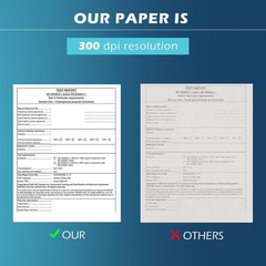 200 Sheets 8.5x11in US Letter Thermal Paper for Portable M08F-Letter Printer