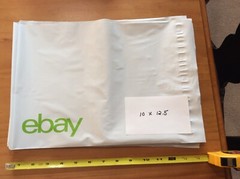 20 eBay Branded Poly Mailers Starter Pack 4 Sizes 5 Bags Each FREE SHIPPING