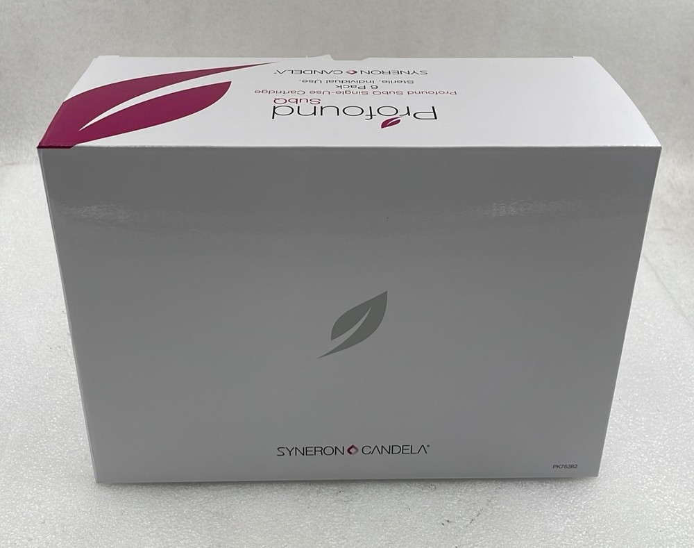 6 PACK- Syneron Candela Profound SubQ Single-Use Cartridge KT76663 Tip AS87913