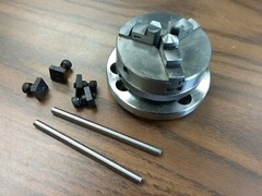4″ PRECISION TILTING ROTARY TABLE w. 3″/65mm 3-jaw chuck Part#TTSK-100CK- NEW