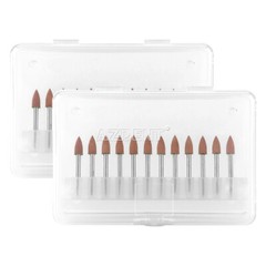 12pcs Dental FG 0413 Brownie Polishers Friction Grip Mini Points FG 1.6mm
