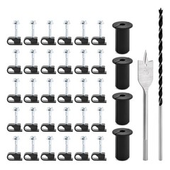 Starlink Cable Routing Kit for 3/4” Wall Hole, 26x38mm/1.02×1.5inch, Black
