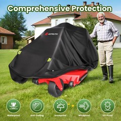 Lawn Mower Cover, Heavy 900D Oxford Fabric -Universal Fit Lawn Tractor Covers…