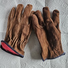 2 Pairs MCR Work Glove Split Cow Leather XL Fleece Lined Straight Thumb 3150XL