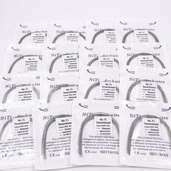 1-10 Pack Dental Orthodontic Niti Thermal Activated Round/Rectangular Arch Wire